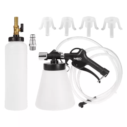 Neo fékfolyadék cserélő és légtelenítő készlet, pneumatikus