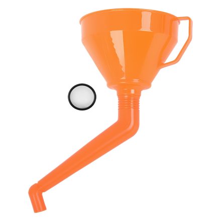 Neo tölcsér 160 mm, 1,2L, hajlított kifolyóval, polietilén