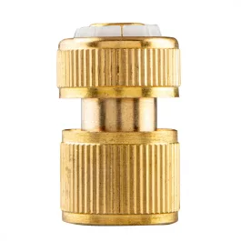 Neo tömlő gyorscsatlakozó 1/2", vízstoppos, réz