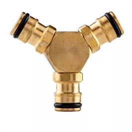 Neo y csatlakozó, 3 ágú, réz