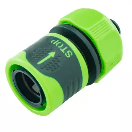   Verto tömlő gyorscsatlakozó 3/4" vizstoppos, kétkomponensű, kínálódobozban (30db/csomag)