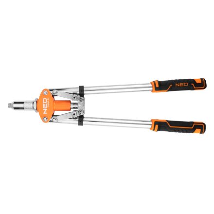 Neo popszegecshúzó 2 karos, egyenes, alu és acél szegecsekhez, 3.2-6.4mm-ig
