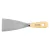Topex festékkaparó, spakli, 60mm, rozsdamentes acél, fanyelű