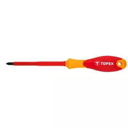Topex csavarhúzó, szigetelt, vde 1000v, PH2 x 100mm