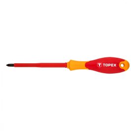 Topex csavarhúzó, szigetelt, vde 1000v, PZ2 x 100mm
