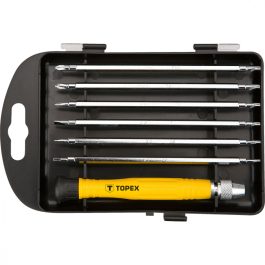   Topex műszerész, precíziós csavarhúzó készlet (7db/készlet)