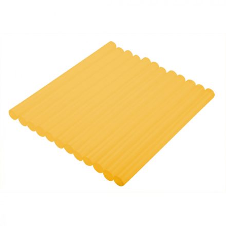 Topex ragasztópatron, 11x250mm 300g, átlátszó sárga (12db/csomag)