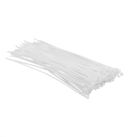 Top Tools kábelkötegelő, gyorskötöző, 2.5x200mm fehér (100db/csomag)