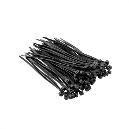 Top Tools kábelkötegelő, gyorskötöző, 2.5x100mm fekete (100db/csomag)