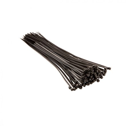 Top Tools kábelkötegelő, gyorskötöző, 2.5x300mm fekete (100db/csomag)