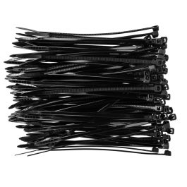 Topex kábelkötegelő 2,5mmx100mm, fekete (100db/csomag)