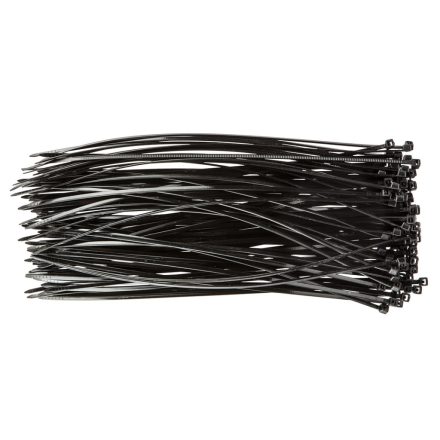 Topex kábelkötegelő 2,5mmx200mm, fekete (100db/csomag)