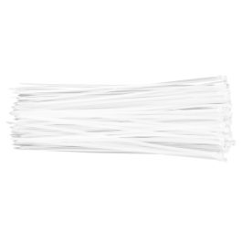 Topex kábelkötegelő 3,6mmx300mm, fehér (100db/csomag)