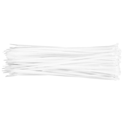 Topex kábelkötegelő 4,8mmx370mm, fehér (75db/csomag)