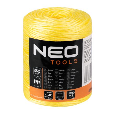 Neo polipropilén, pp, zsinór, 250m