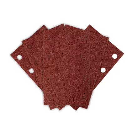 Neo csiszolópapír, tépőzáras, 80x130mm, P80, 8 lyukas, 04-623-hoz, (5db/csomag)