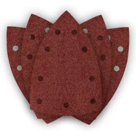   Neo csiszolópapír, tépőzáras, deltacsiszolóhoz,100x147mm, P80, 04-623-hoz, 9 lyukas, (5db/csomag)