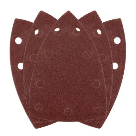 Neo csiszolópapír, tépőzáras, deltacsiszolóhoz,100x147mm, P120, 9 lyukas, (04-623-hoz) (5db/csomag)