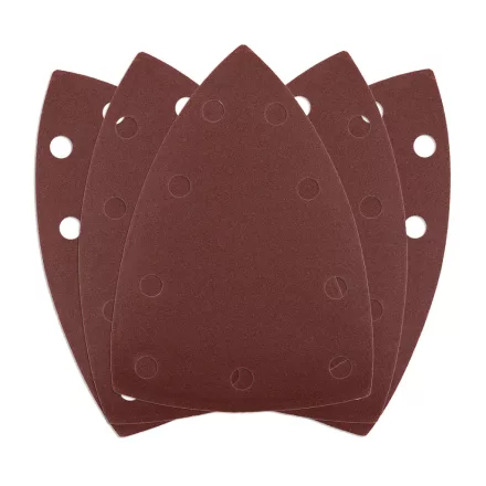 Neo csiszolópapír, tépőzáras, deltacsiszolóhoz,100x147mm, P240, 9 lyukas, (04-623-hoz) (5db/csomag)