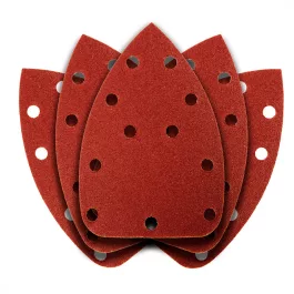   Graphite csiszolópapír deltacsiszolóhoz, tépőzáras, 11 lyukas 140x140x80 mm, K100 (5db/csomag)