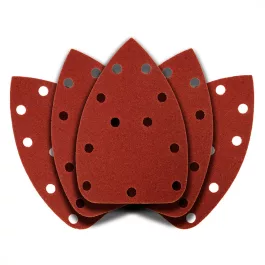   Graphite csiszolópapír deltacsiszolóhoz, tépőzáras, 11 lyukas 140x140x80 mm, K120 (5db/csomag)