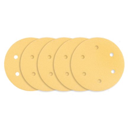 Graphite csiszolópapír tépőzáras 225mm, K80, 6 lyukakkal az 59G264, 59G265 csiszológéphez (5db/csomag)