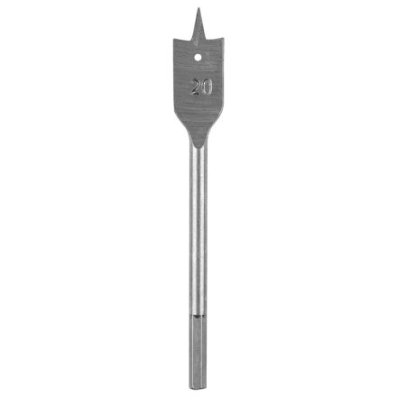 Graphite lapos marófúró, 1/4" hatszög szár, 20x152mm