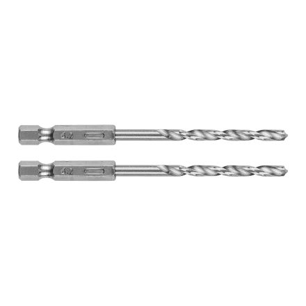 Graphite csigafúró, 1/4" hatszög szárral, HSS DIN338, 4,2mm (2db/csomag)