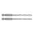 Graphite csigafúró, 1/4" hatszög szárral, HSS DIN338, 4,5mm (2db/csomag)