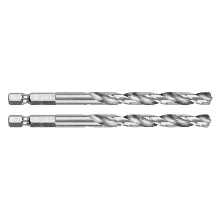 Graphite csigafúró, 1/4" hatszög szárral, HSS DIN338, 6,5mm (2db/csomag)