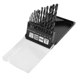   Graphite csigafúró készlet, HSS, 1,5-6,5mm (13db/készlet)