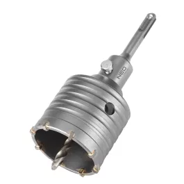   Neo koronafúró, körkivágó, 65mm, SDS Plus szárral és központfúróval