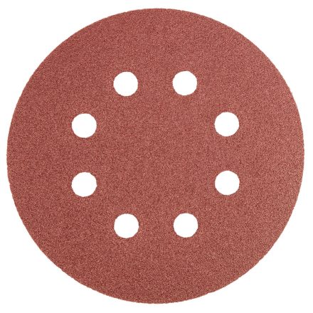 Neo csiszolókorong tépőzáras 125mm, K120, 8 lyukas (5db/csomag)