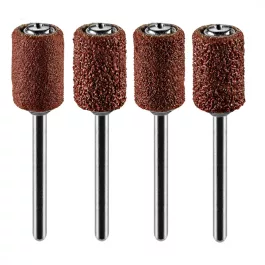   Graphite csiszolóhüvely 6.3mm, K60, K80, K120, K240, set 100 db + szár 3.2mm, 2 db