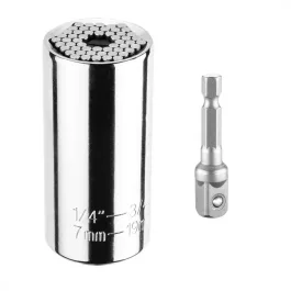   Graphite univerzális dugókulcs 7-19 mm, 1/4" alumínium-3/4" alumínium