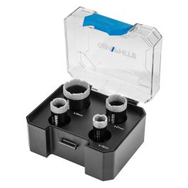   Graphite körkivágó készlet, gyémántos, M14, 18,22,27,35mm