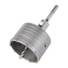   Graphite koronafúró, körkivágó, 85 mm, SDS Plus szárral és központfúróval