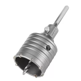   Graphite koronafúró, körkivágó, 65 mm, hatszög szárral, központfúróval