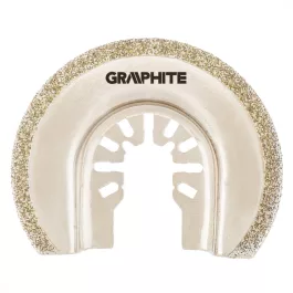   Graphite fűrészlap multifunkciós gépekhez, félkör alakú, kerámiához, 87mm
