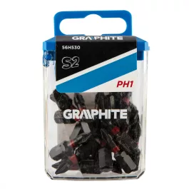 Graphite torziós ütvecsavarozó bit PH1x25mm (20db/csomag)