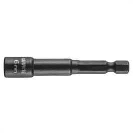   Graphite csavarbehajtó ütvecsavarozókhoz, hatlapú, mágneses 6mm