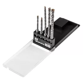   Graphite betonfúró készlet, SDS PLUS, 2 élű, dupla spirálos, 5-10mm (5db/készlet) 