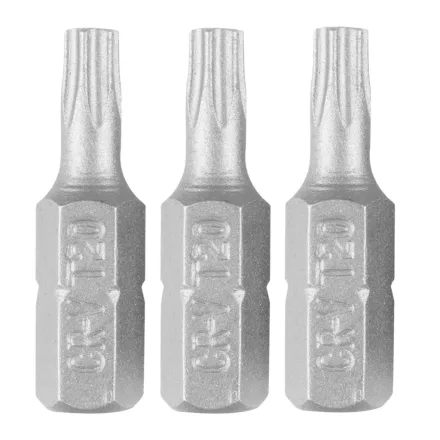Graphite csavarhúzó bit T20, 25mm (3db/csomag) 