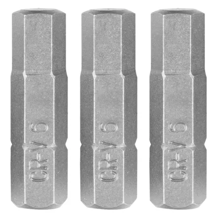 Graphite csavarhúzó bit imbusz H6, 25mm (3db/csomag) 
