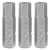 Graphite csavarhúzó bit imbusz H6, 25mm (3db/csomag) 
