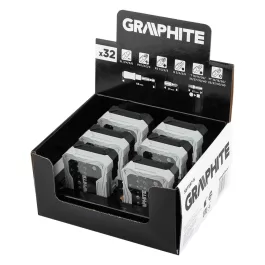   Graphite csavarhúzó bitkészlet 56T557 displayben (6db/készlet)