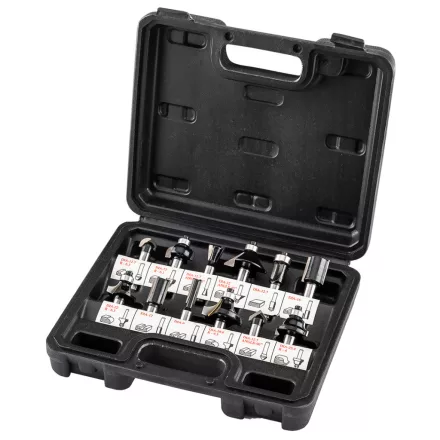 Graphite felsőmaró kés készlet 8mm-es szárral (12db/csomag)