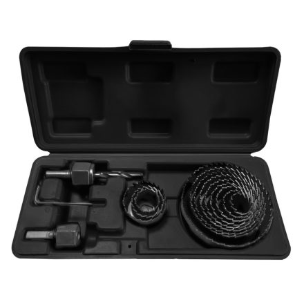 Graphite körkivágó készlet fához, 19-76mm, (15db/csomag)