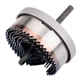   Graphite körkivágó készlet fához, műanyagokhoz, acél, edzett fogakkal, 26-63mm, 18mm fúrásmélység