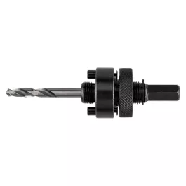  Graphite központfúró befogóadapterrel, Bi-Metál körkivágókhoz, 32-152mm, hatszög szárral